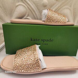 Kate Spade "All That Glitters" Mochi Pink Sandals. NIB. Size: various